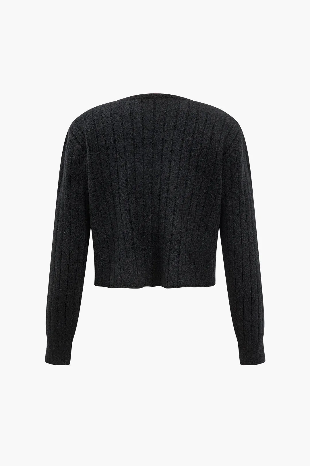 V-hals langærmet cardigan og slip kjole sæt sold by Micas product image thumbnail 3