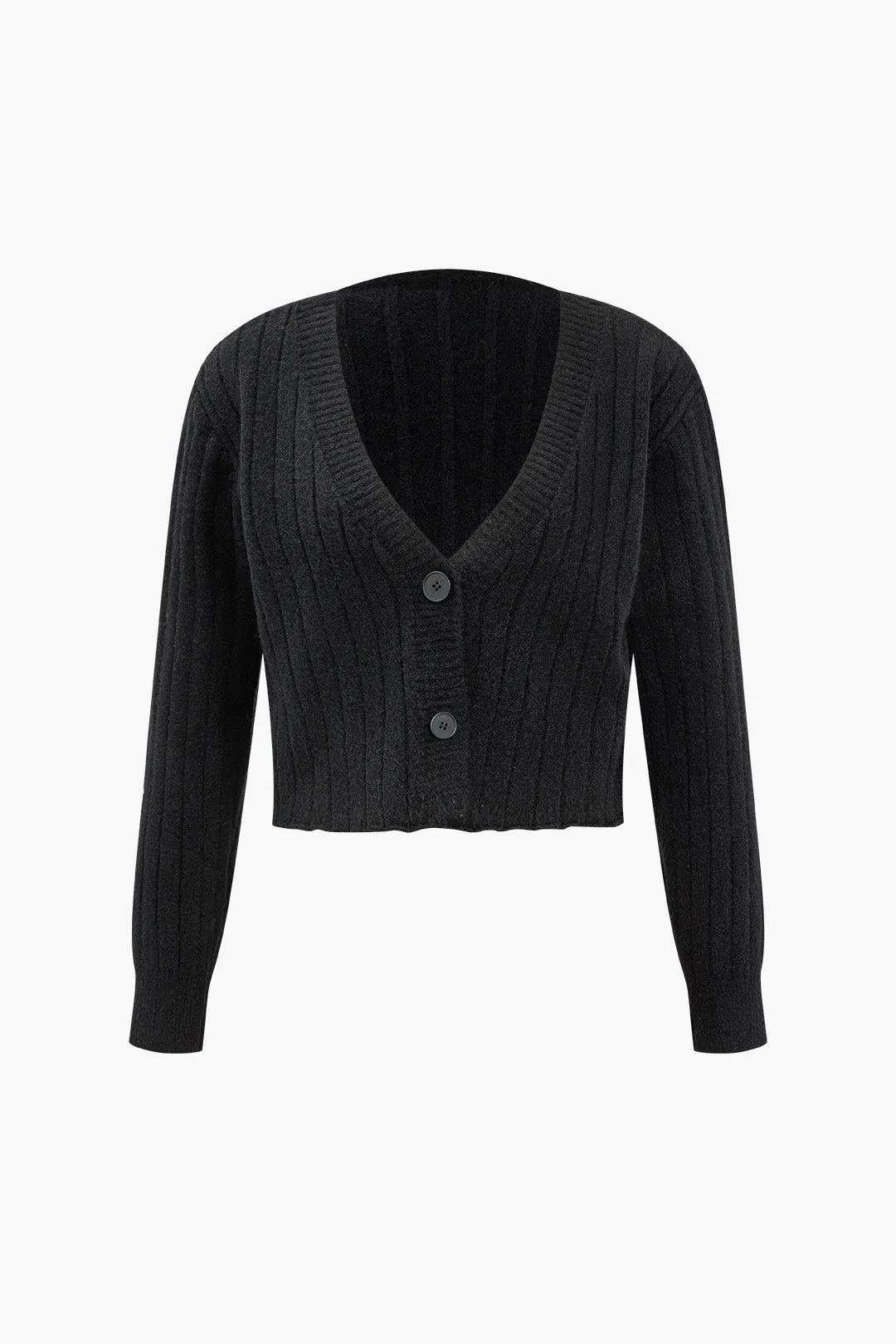 V-hals langærmet cardigan og slip kjole sæt sold by Micas product image thumbnail 2