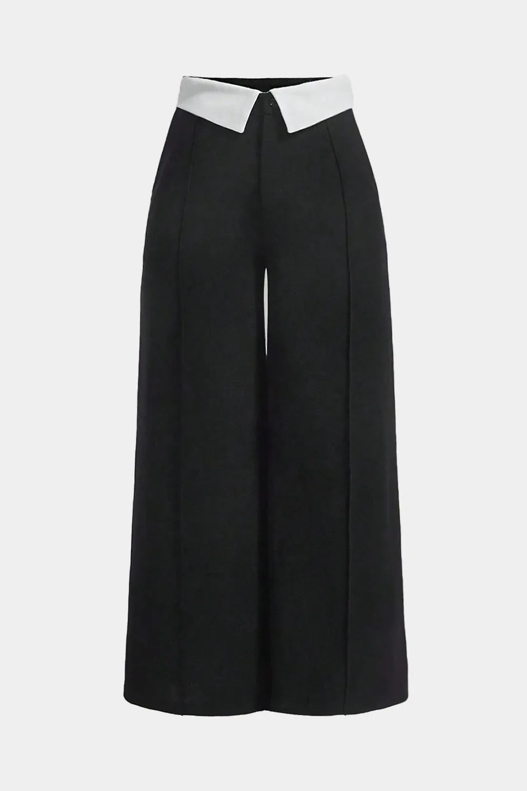 Plus størrelse høj talje patchwork bukser sold by Micas