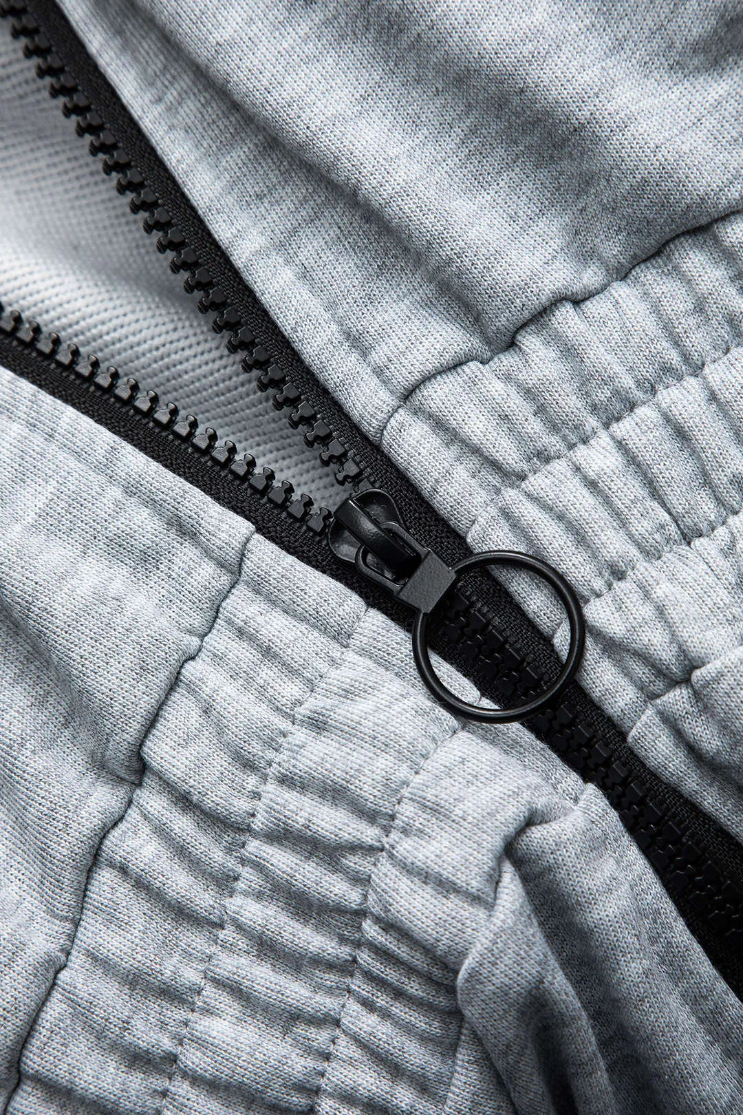 Hooded Patchwork Zipper Long Sleeve Jumpsuit sold by Micas product image thumbnail 4