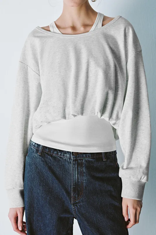 Round Neck Long-Sleeve Sweatshirt sold by Micas