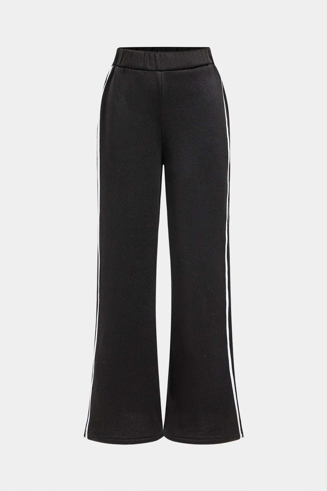 Patchwork Pocket Turtleneck Langærmet top og bukser sæt sold by Micas product image thumbnail 4