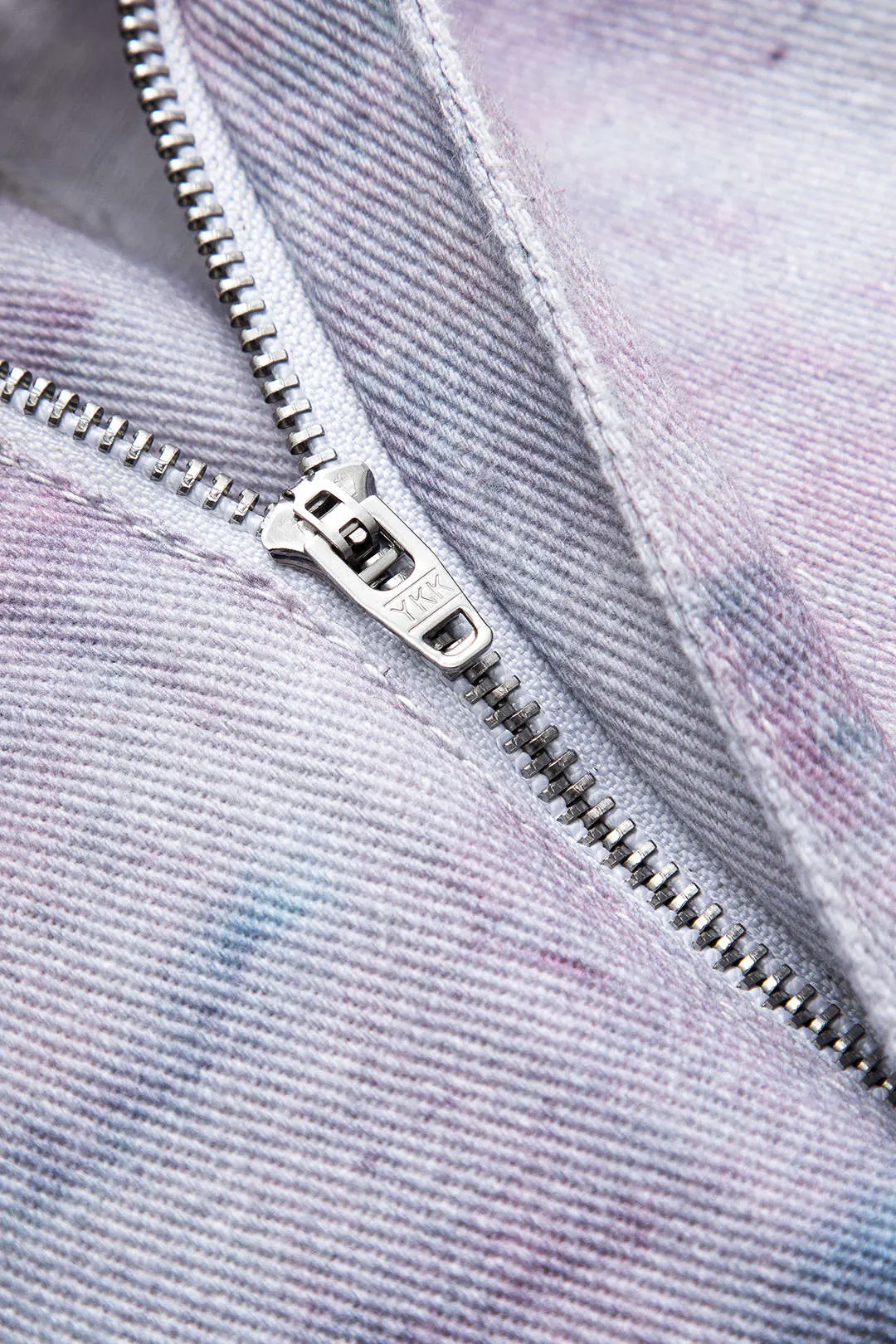 Blomsterprint vasket denim knaplomme jeans sold by Micas product image thumbnail 3