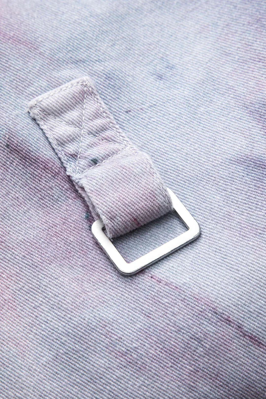 Blomsterprint vasket denim knaplomme jeans sold by Micas product image thumbnail 4