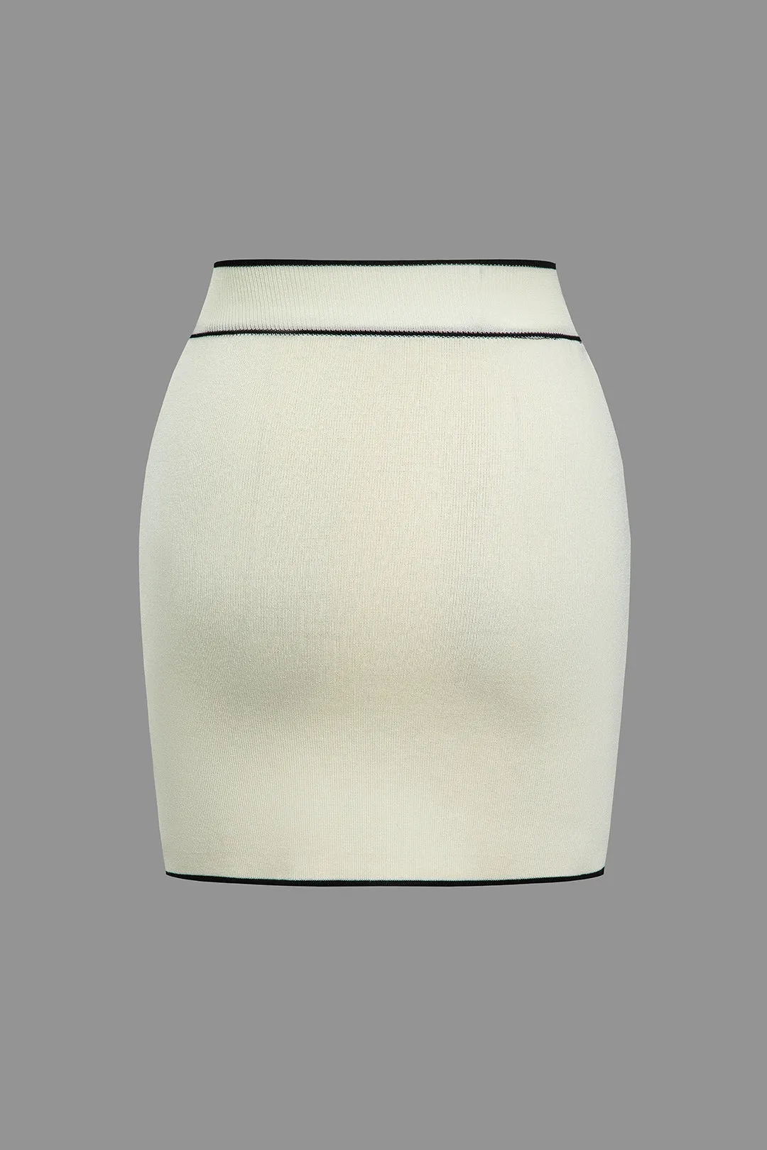 Strik farveblok lomme nederdel sold by Micas product image thumbnail 2