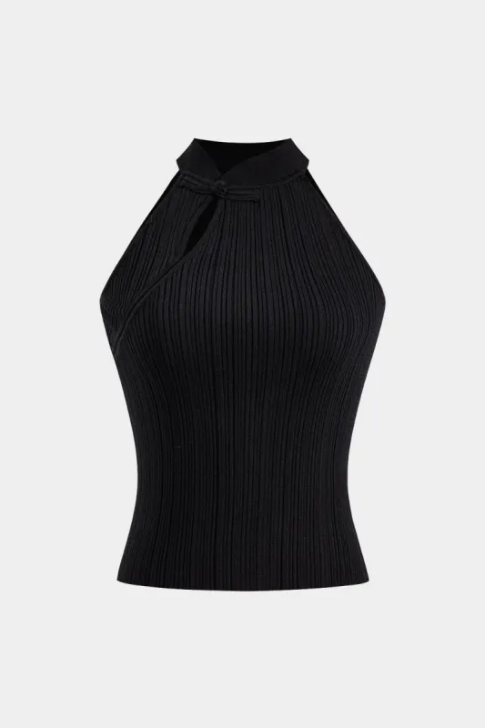 Asymmetrisk ærmeløs tank top sold by Micas