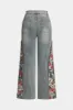 Denim patchwork blussede ben jeans sold by Micas