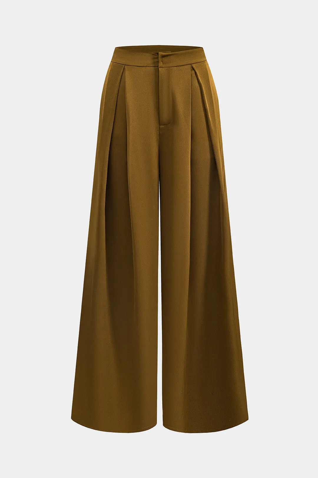 Satin High Waist Ruched Wide Ben Bukser sold by Micas