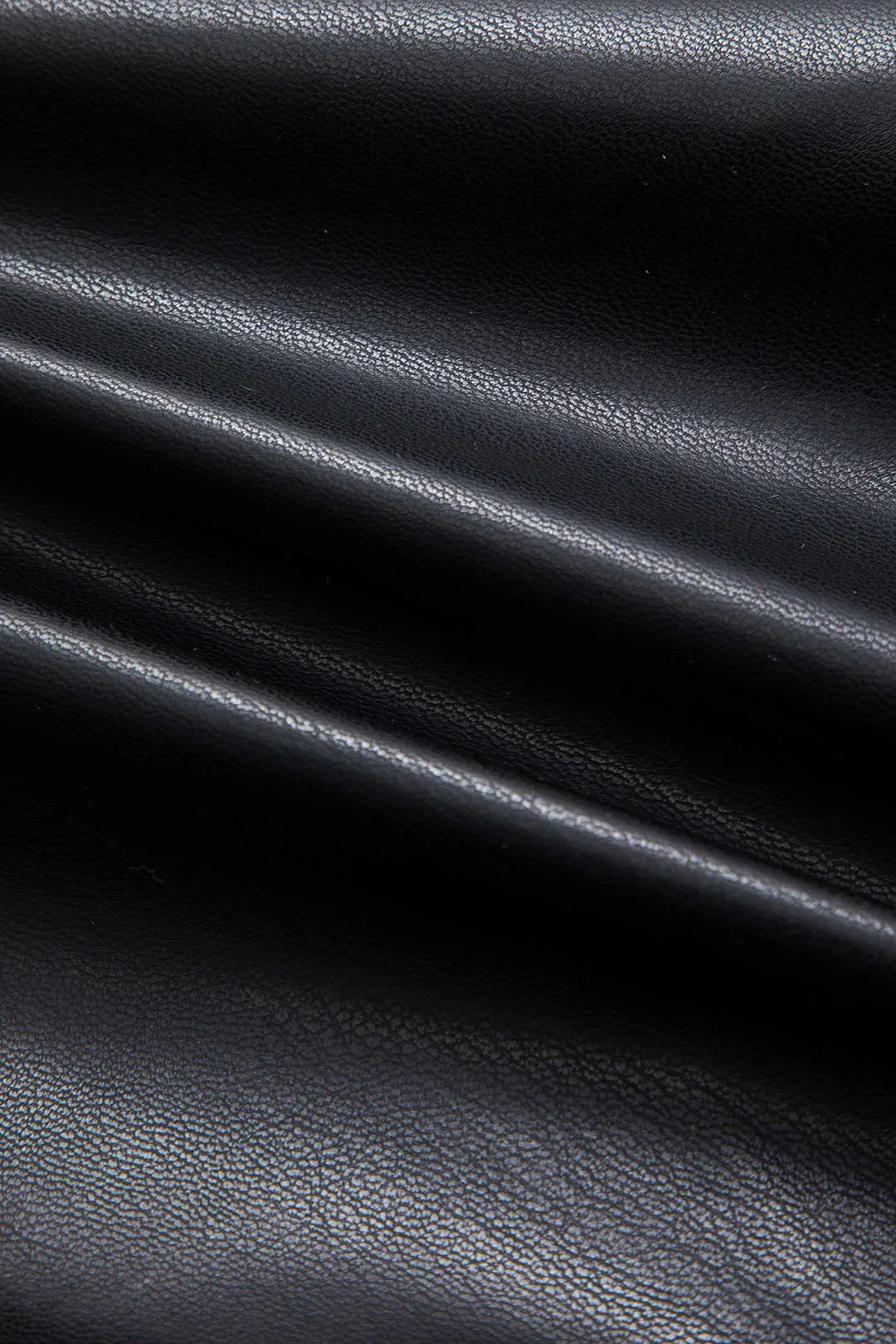 Satin faux læder patchwork nederdel sold by Micas product image thumbnail 5