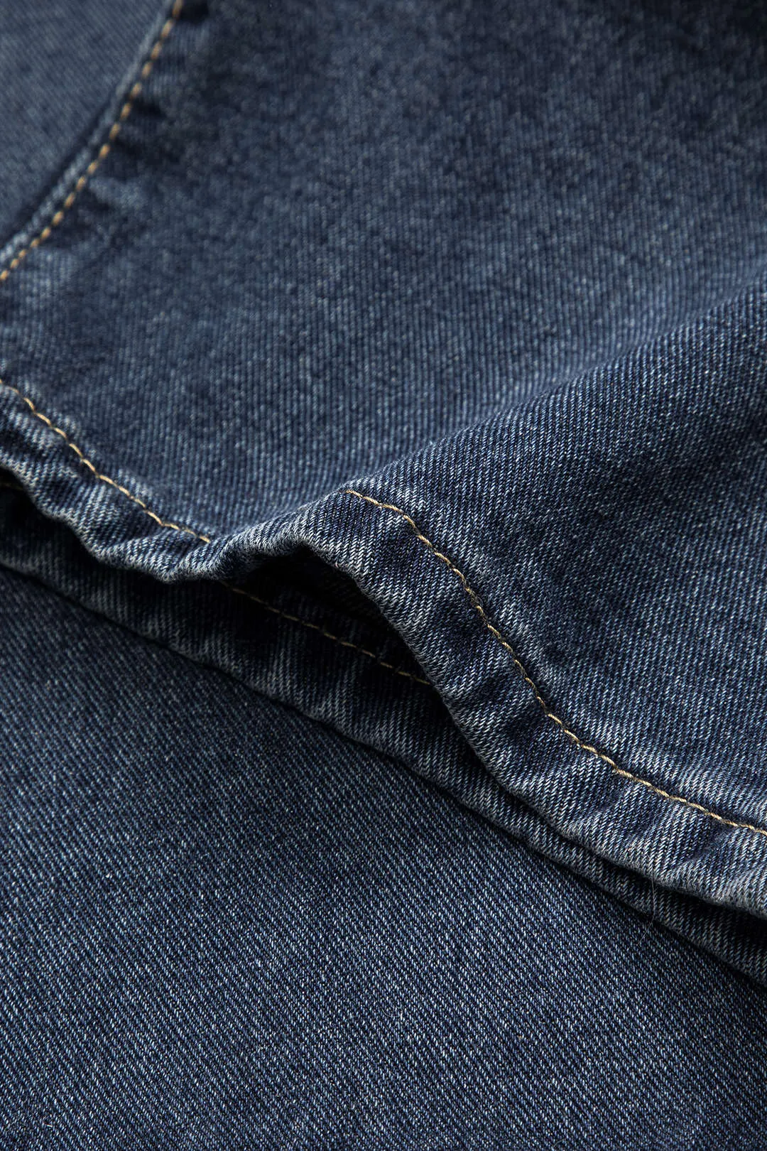 Denim patchwork lomme -knap jeans sold by Micas product image thumbnail 5