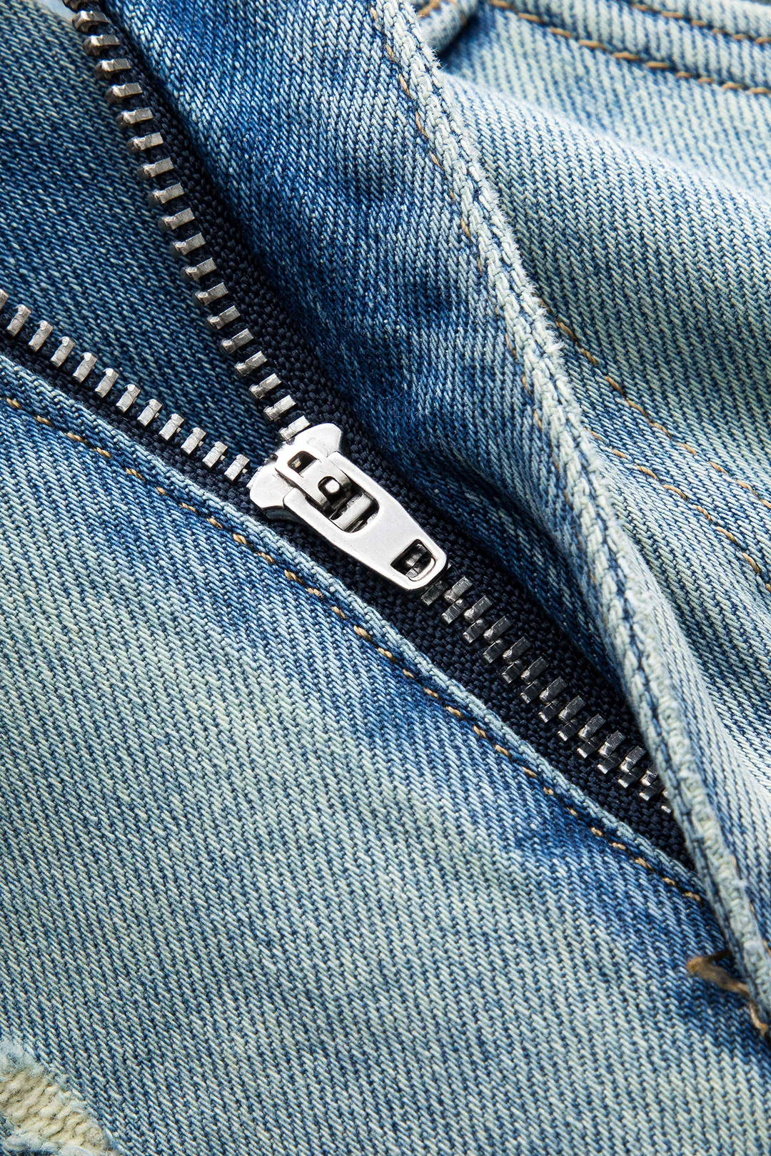 Denim Zipper Button Pocket Jeans sold by Micas product image thumbnail 3