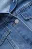Denim Pocket Button Long Sleeve Outerwear sold by Micas