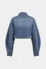 Denim Pocket Button Long Sleeve Outerwear sold by Micas