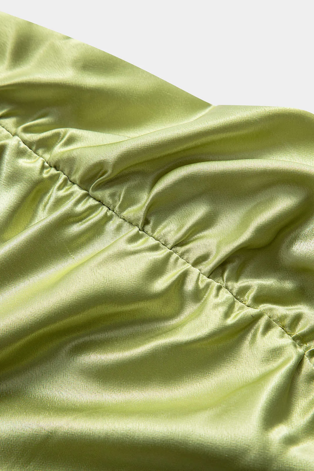 Satin Asymmetric Neck Ruched Mini Dress sold by Micas product image thumbnail 4