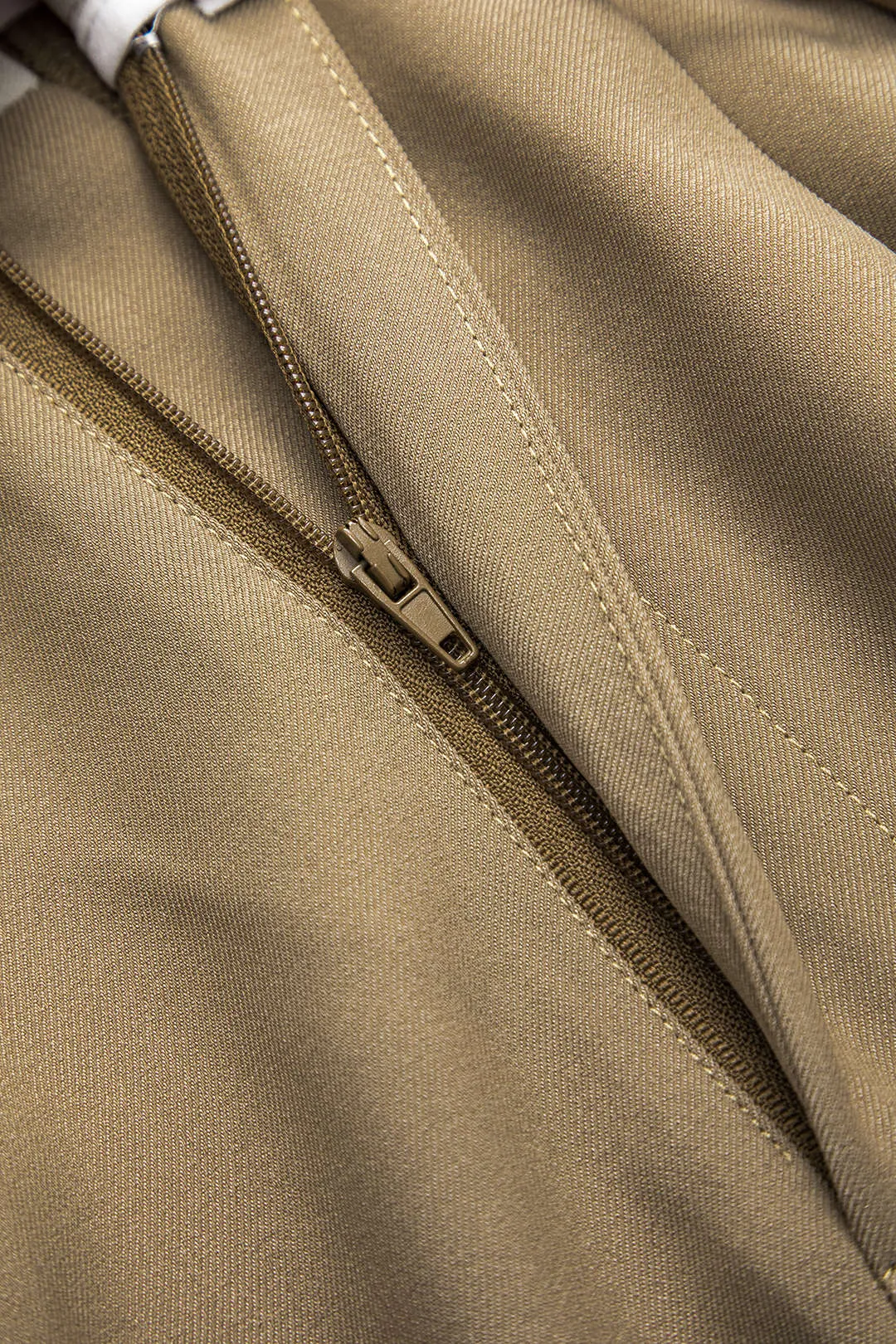 Patchwork Tie-Up Button Zipper Trousers sold by Micas product image thumbnail 5