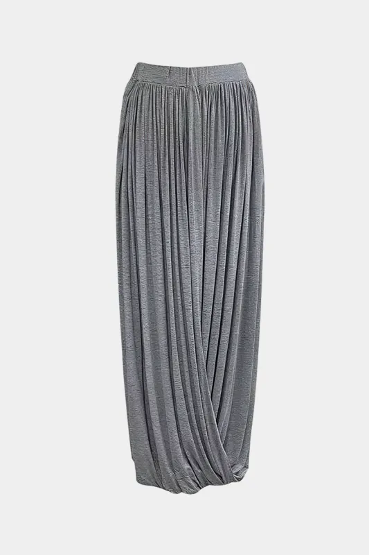 Ruched Solid Skirt sold by Micas