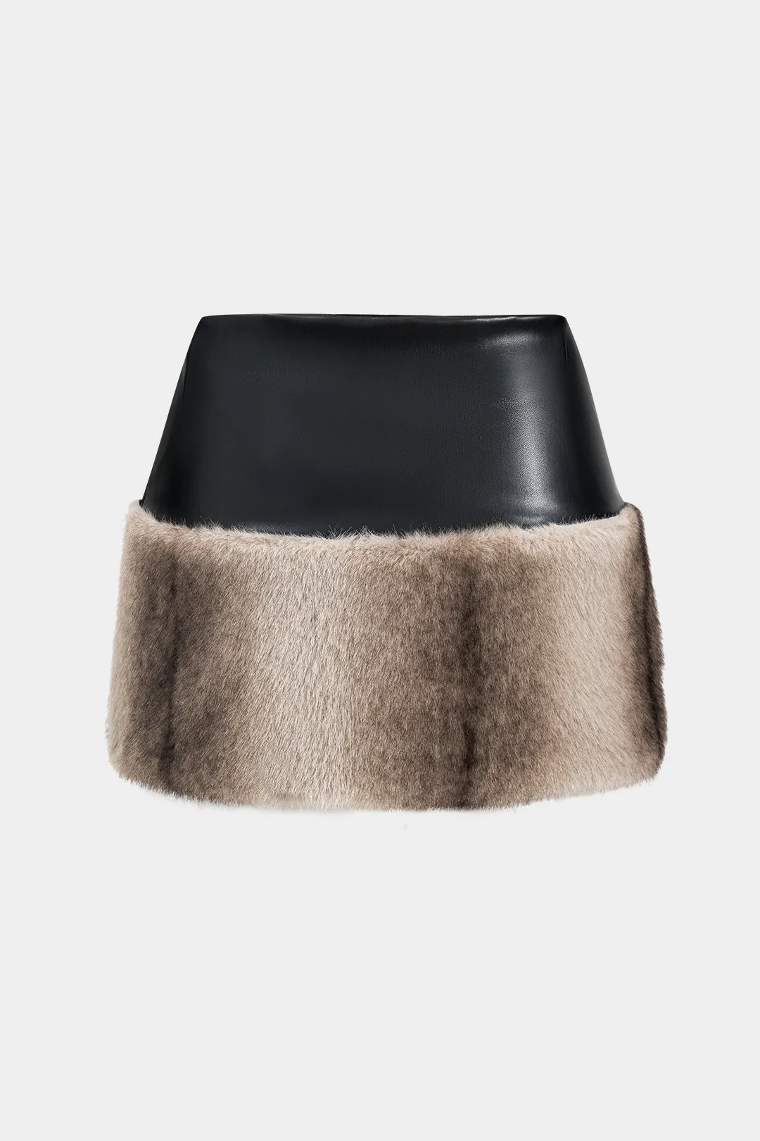 Faux læder patchwork nederdel sold by Micas product image thumbnail 2