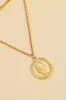 Metallica Chain Portrait Coin Pendant Necklace sold by Micas