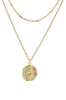 Metallica Chain Portrait Coin Pendant Necklace sold by Micas