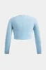 Plus Size Round Neck Twist Knot Long-Sleeve Top sold by Micas