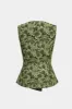 Blomstermønsterknapvest sold by Micas