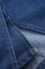 Denim Metallic Zipper Skirt sold by Micas