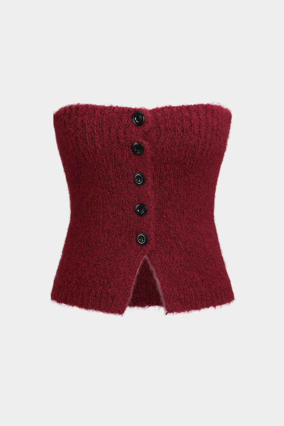 Strik knap tube top og langærmet cardigan sold by Micas product image thumbnail 2