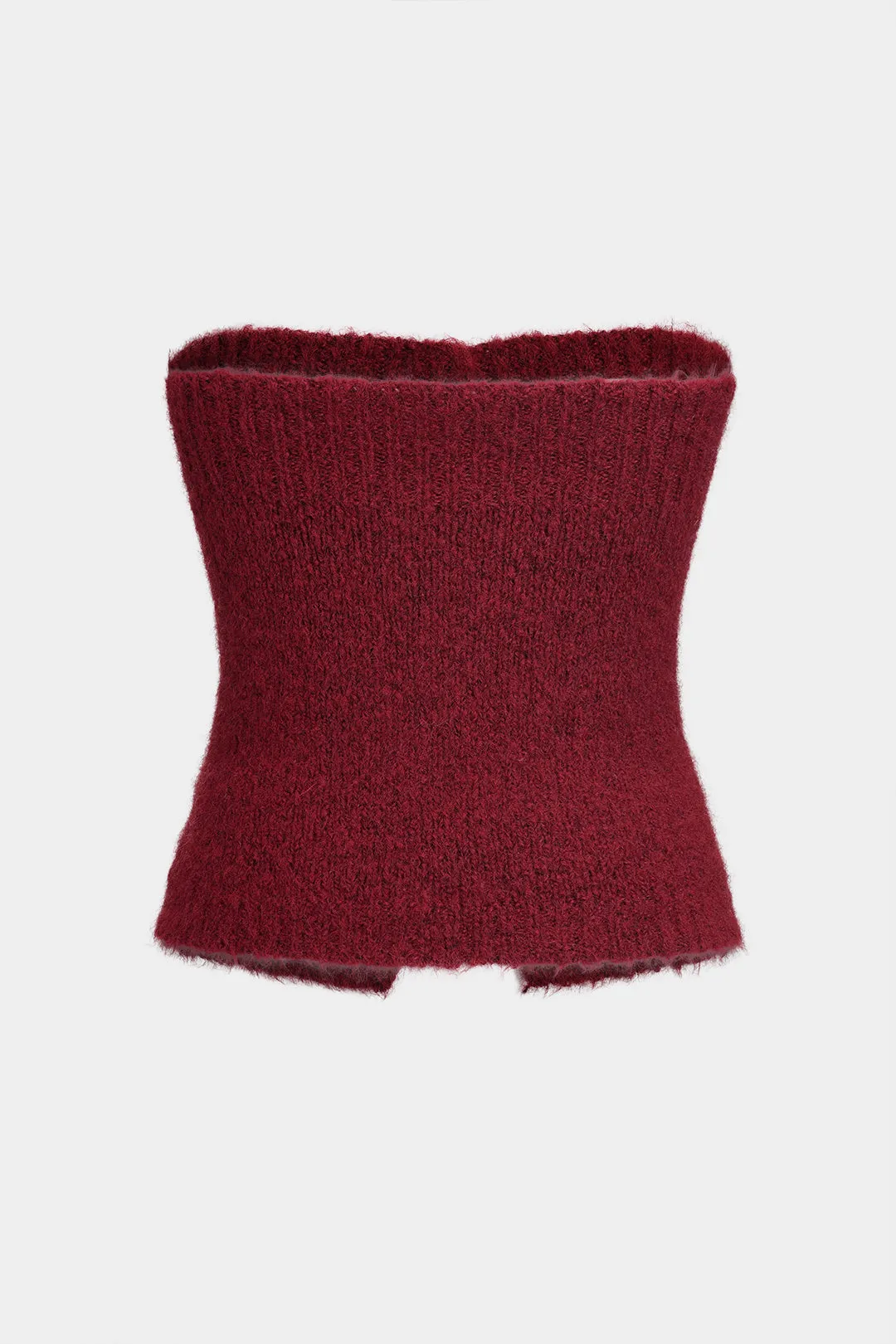 Strik knap tube top og langærmet cardigan sold by Micas product image thumbnail 3