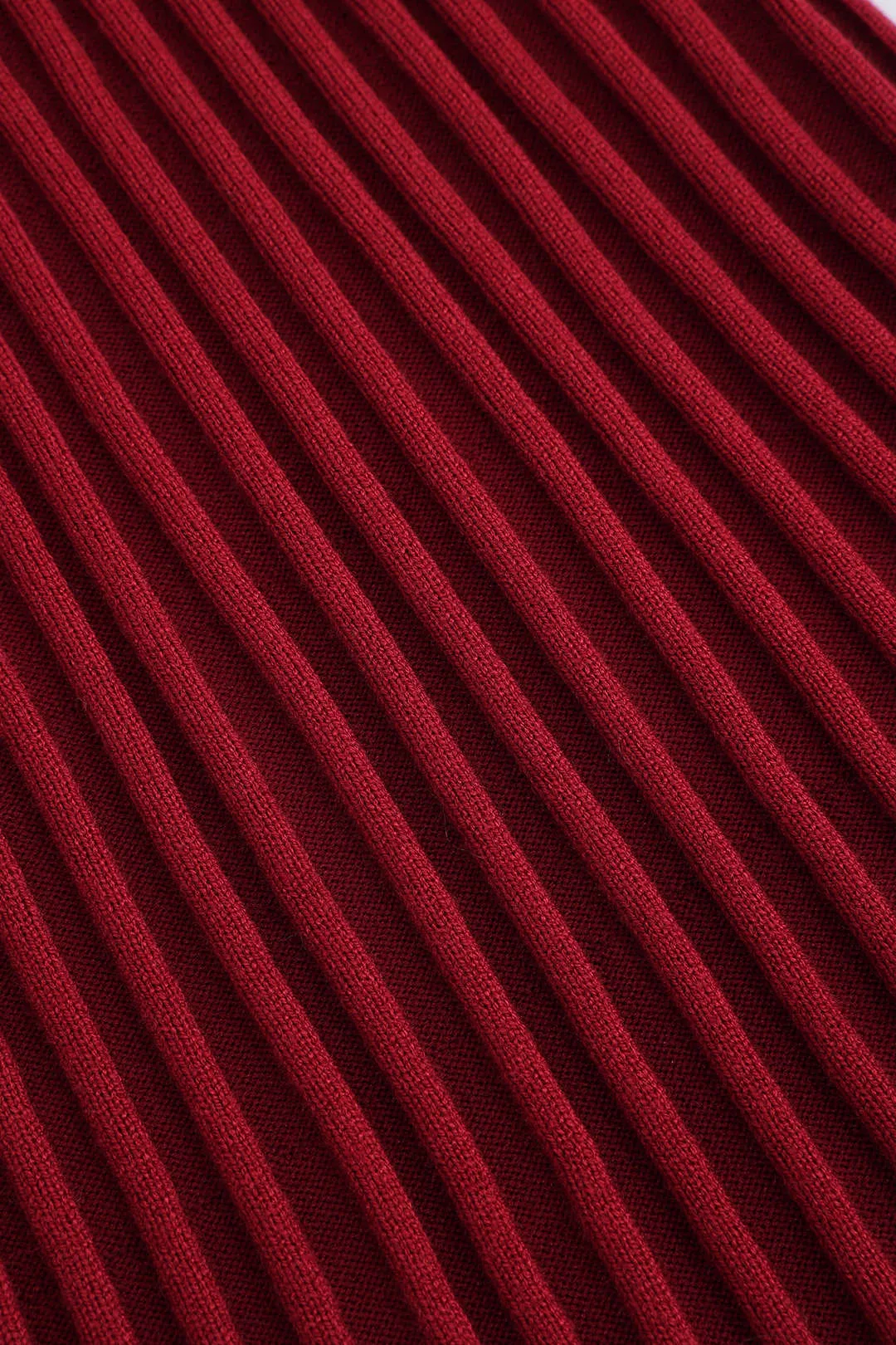 Strik mock hals ærmeløs kjole sold by Micas product image thumbnail 5