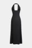 Rygfri Ruched Halter-hals maxi-kjole sold by Micas