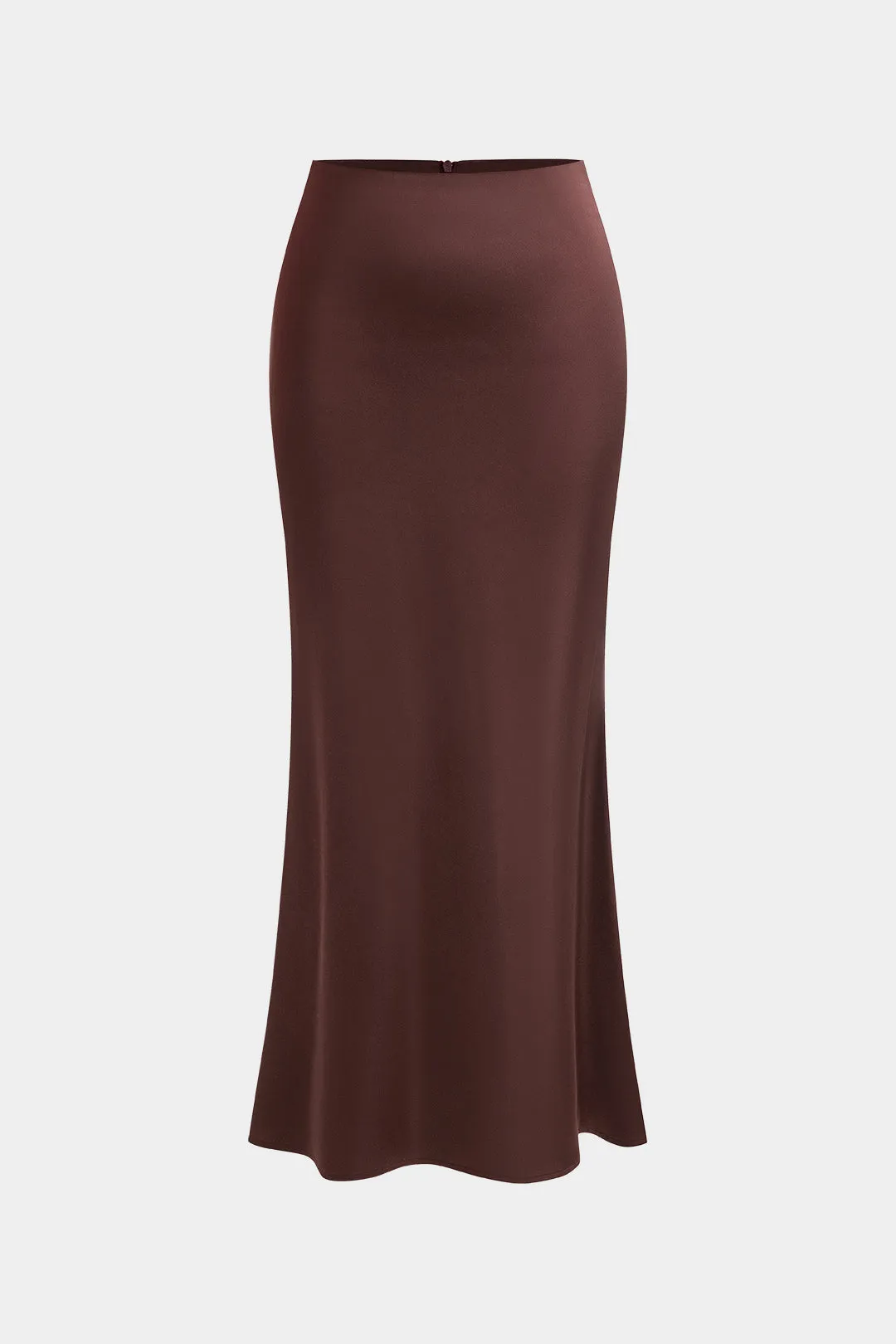 Satin Zipper Skirt sold by Micas