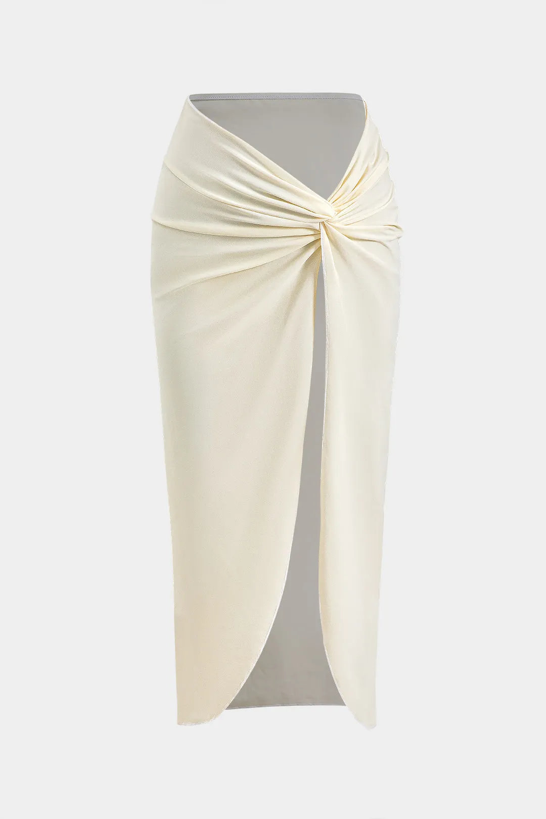 Mavekontrol udskåret slip badetøj og ruched spalte cover up sæt sold by Micas product image thumbnail 4