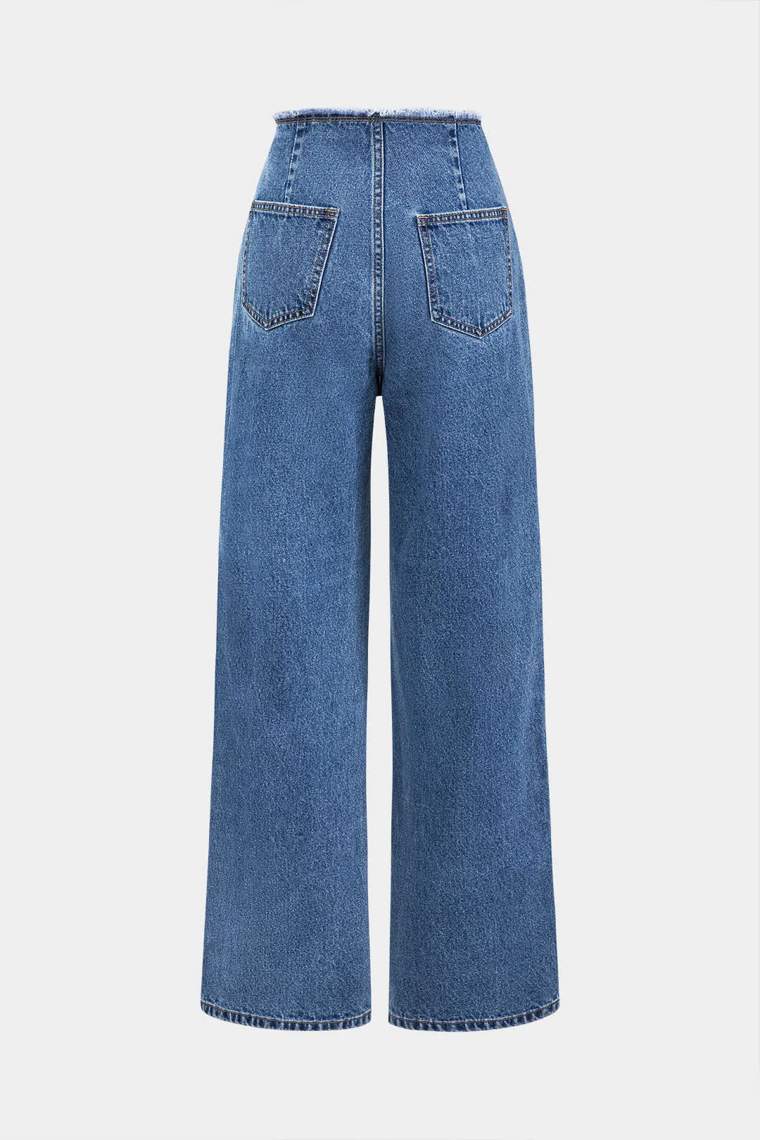 Denim patchwork lomme brede ben jeans sold by Micas product image thumbnail 2