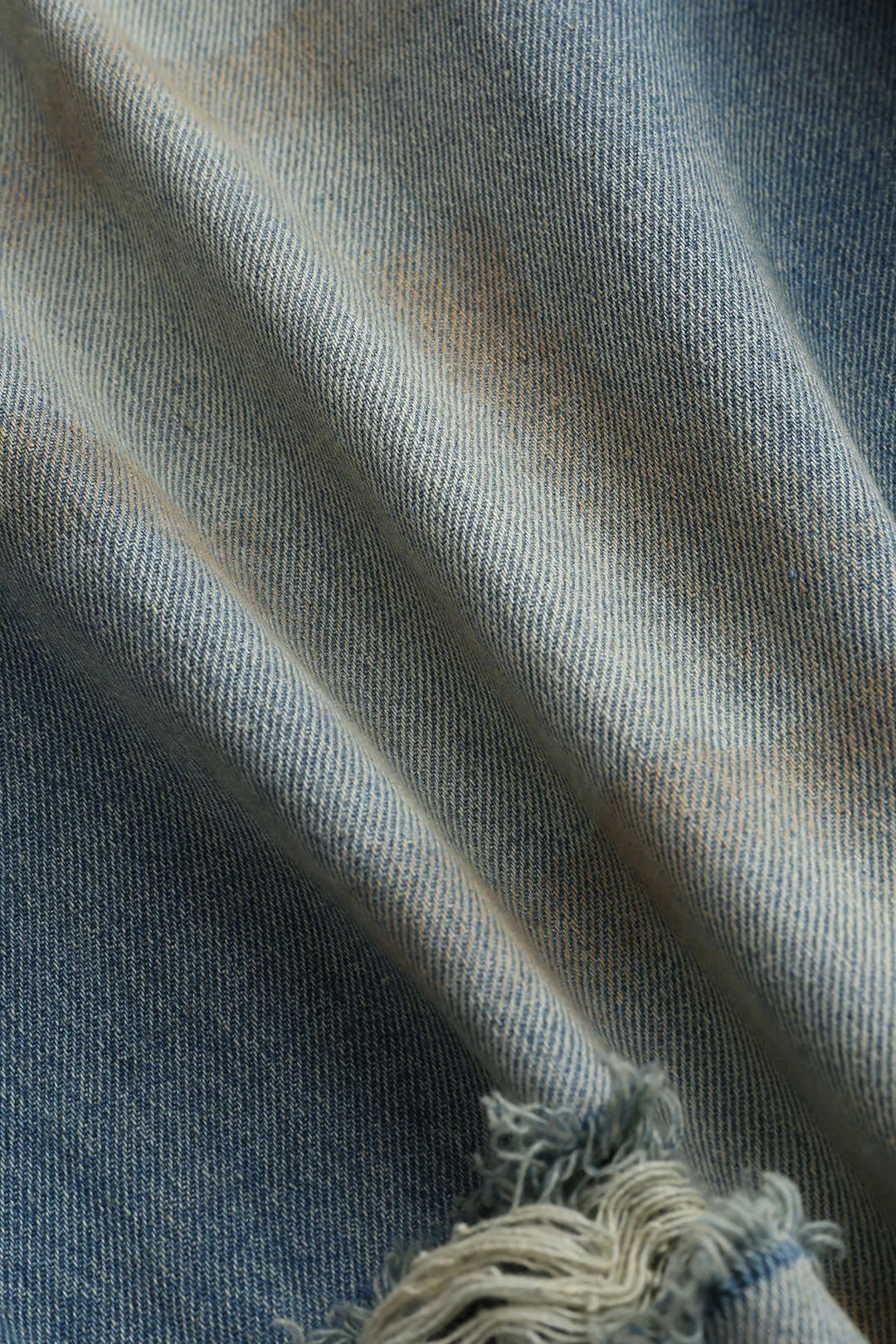 Denim knap lomme brede ben jeans sold by Micas product image thumbnail 5