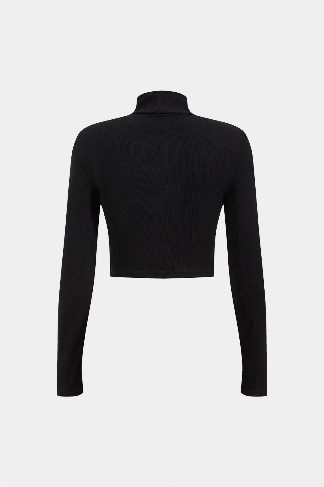 Hjerteform Rhinestone Mock Neck Langærmet top og nederdel sæt sold by Micas product image thumbnail 3