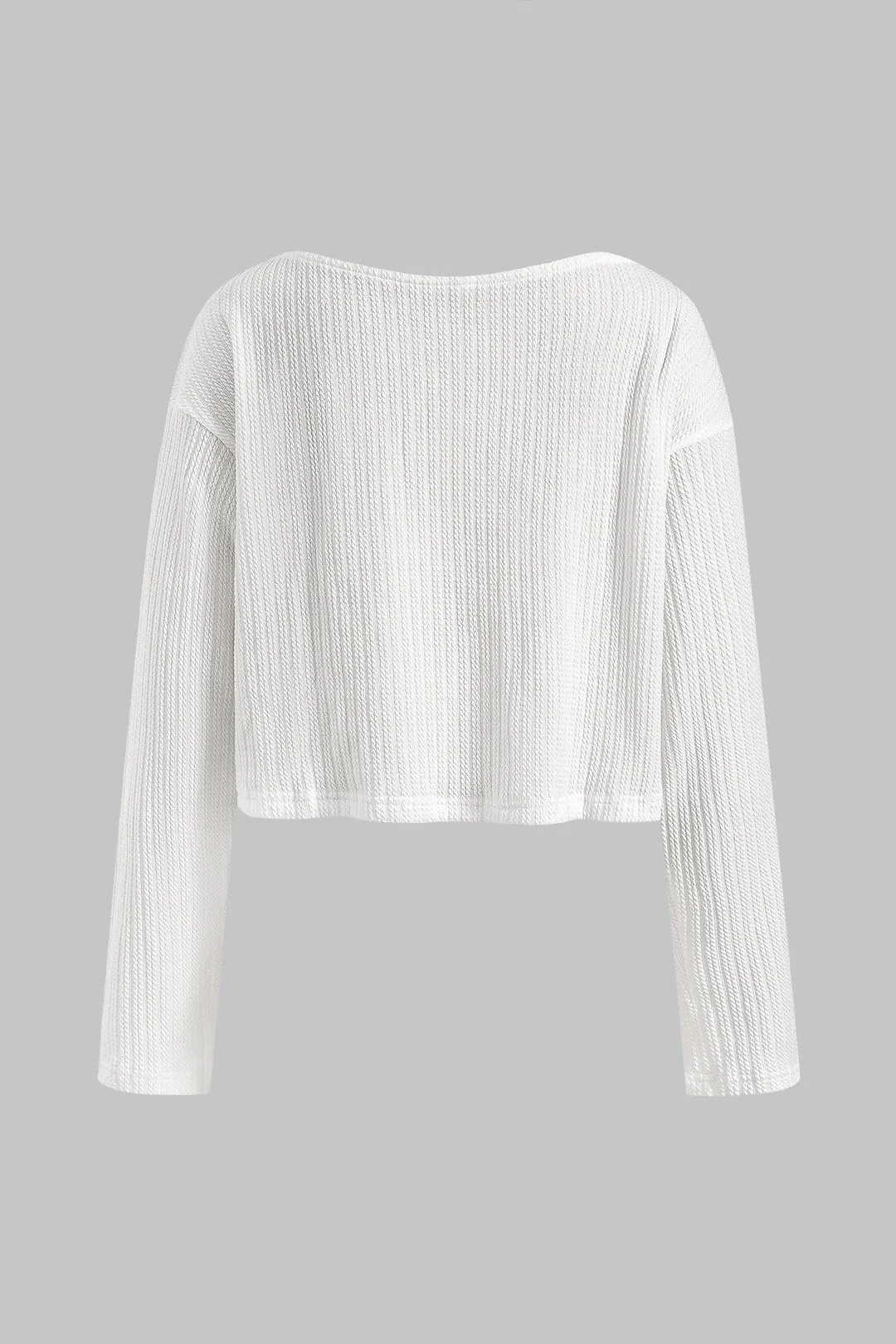 Bådhals Langærmet top og trækker shorts sleepwear sæt sold by Micas product image thumbnail 4