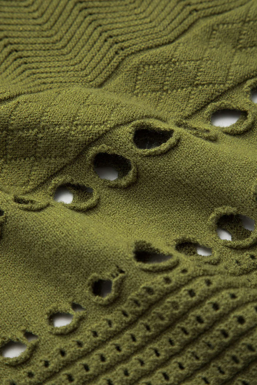 Knit Cut Out Low Waist Skirt sold by Micas product image thumbnail 3