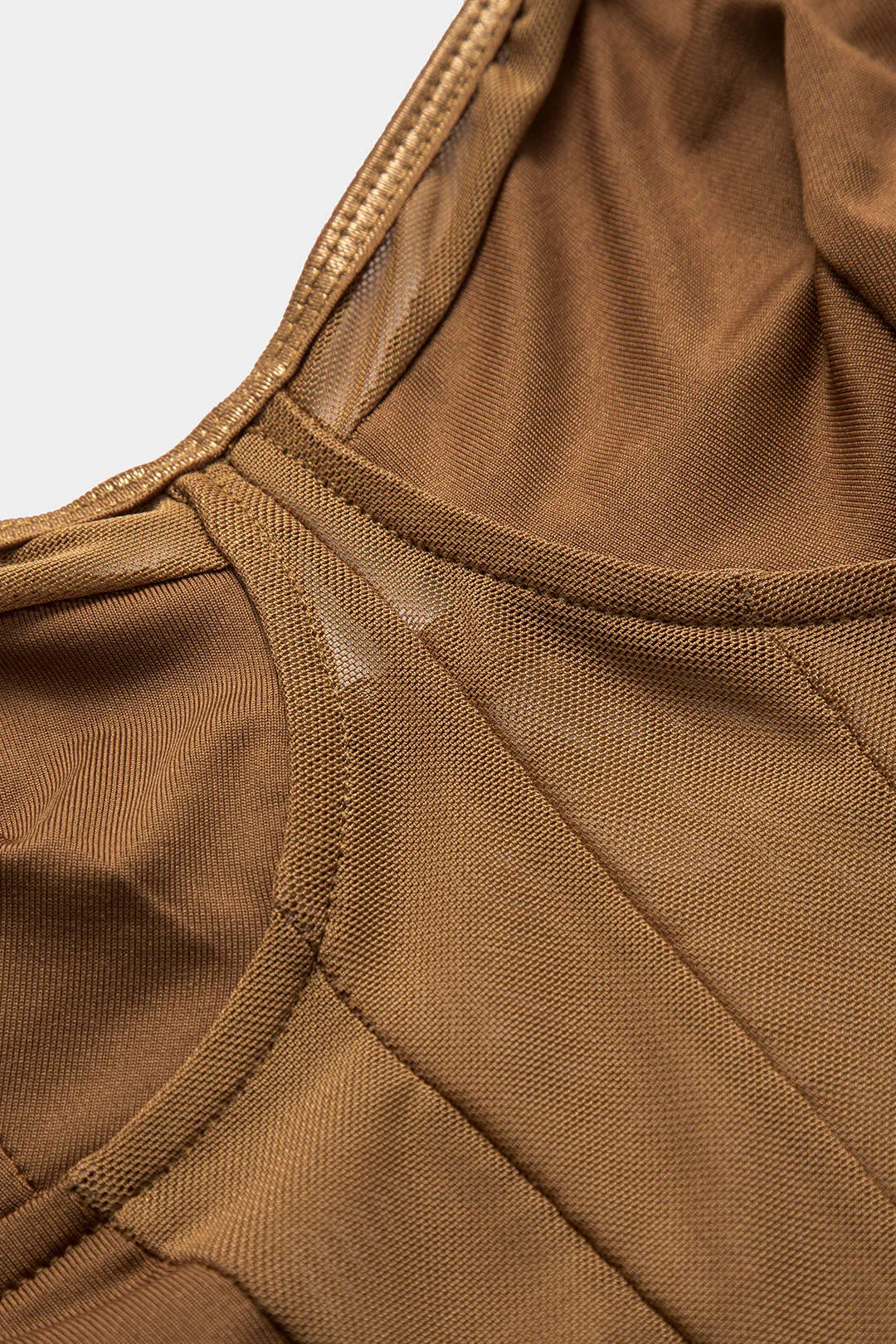 Plus størrelse mesh korset slip bodysuit sold by Micas product image thumbnail 5