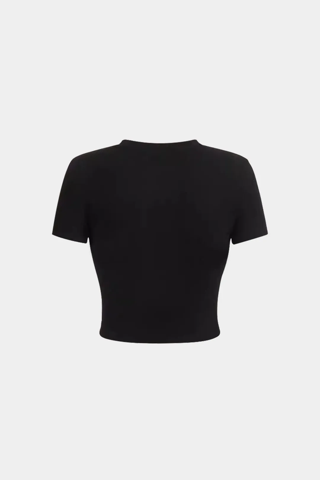 Plus størrelse trykt denim kortærmet t-shirt sold by Micas product image thumbnail 2