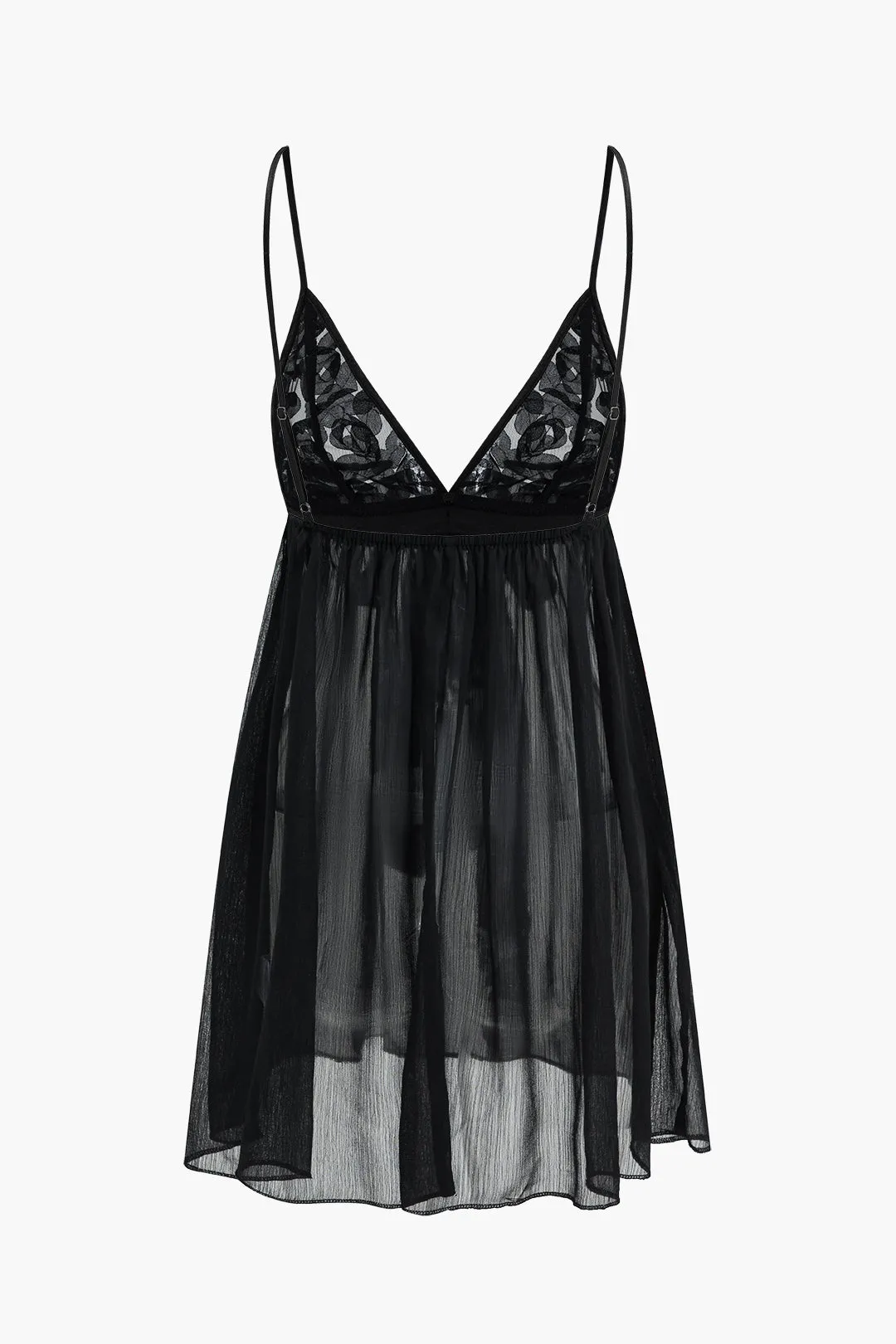Mesh Knotted Backless Slip Night Dress sold by Micas product image thumbnail 2