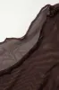 Plus størrelse mesh slips forreste nakke ærmeløs mini kjole sold by Micas
