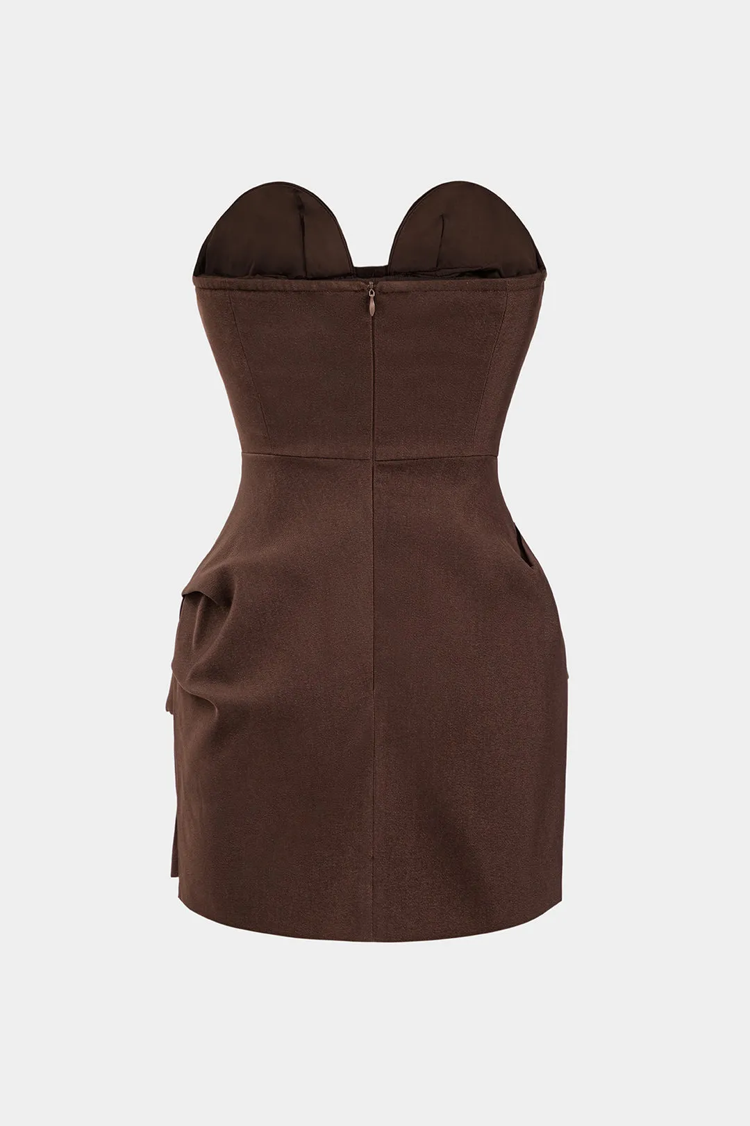 Ruched Corset Strapless Mini Dress sold by Micas product image thumbnail 2