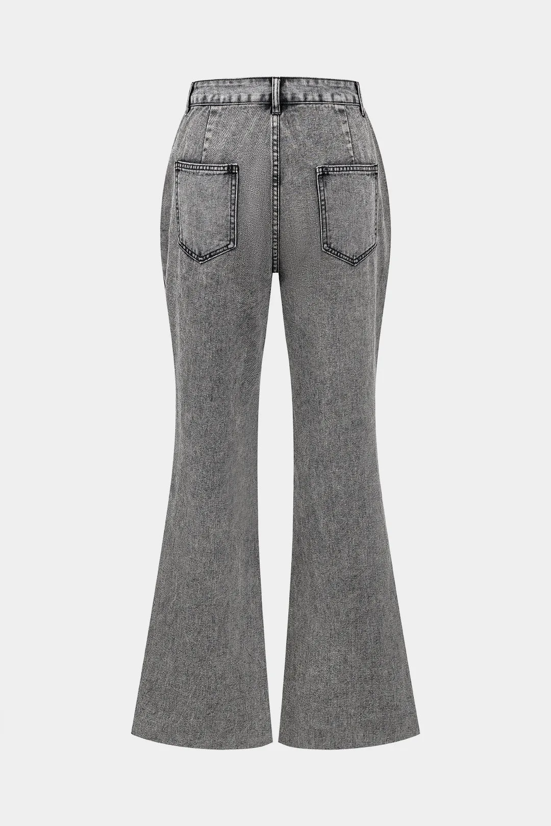 Denim knaplomme klokke ben bukser sold by Micas product image thumbnail 2