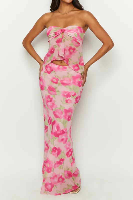 Floral Print Skirt sold by Micas