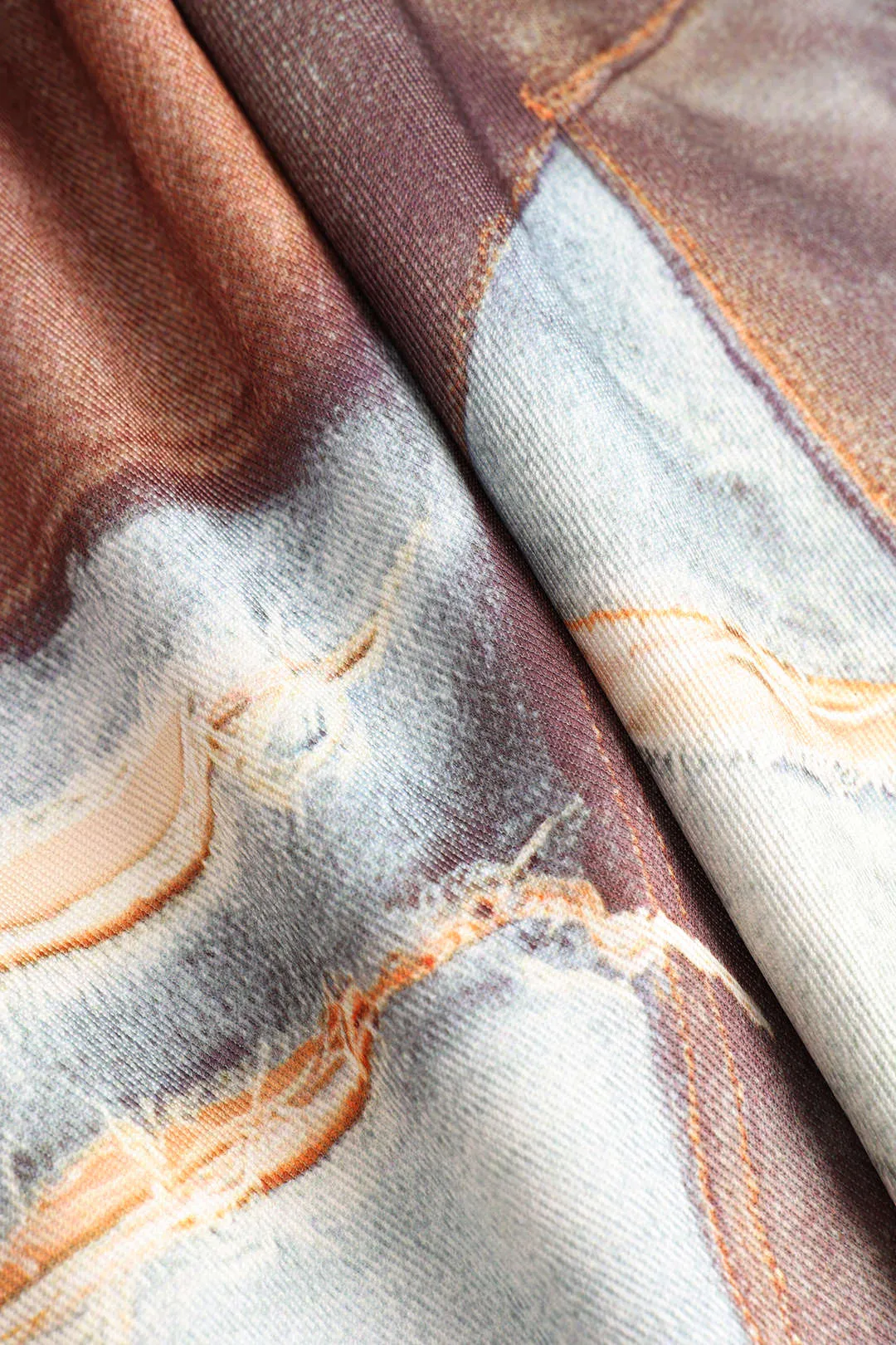 Plus størrelse patchwork -knap lynlås lomme brede ben bukser sold by Micas product image thumbnail 4