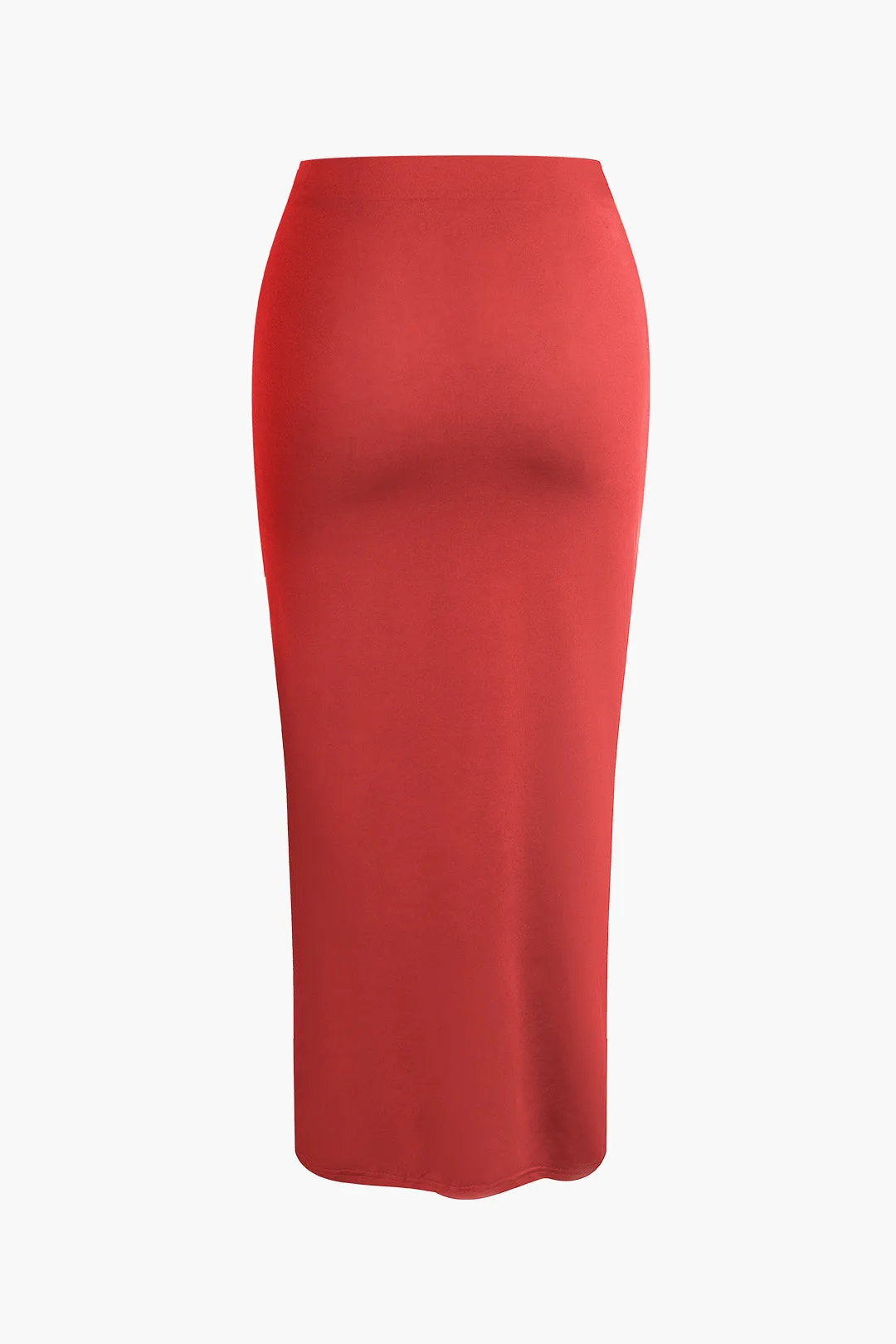 Mock hals ærmeløs top og slips forreste nederdel sæt sold by Micas product image thumbnail 5