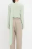 Ruched Knotted Long-Sleeve Shirt sold by Micas