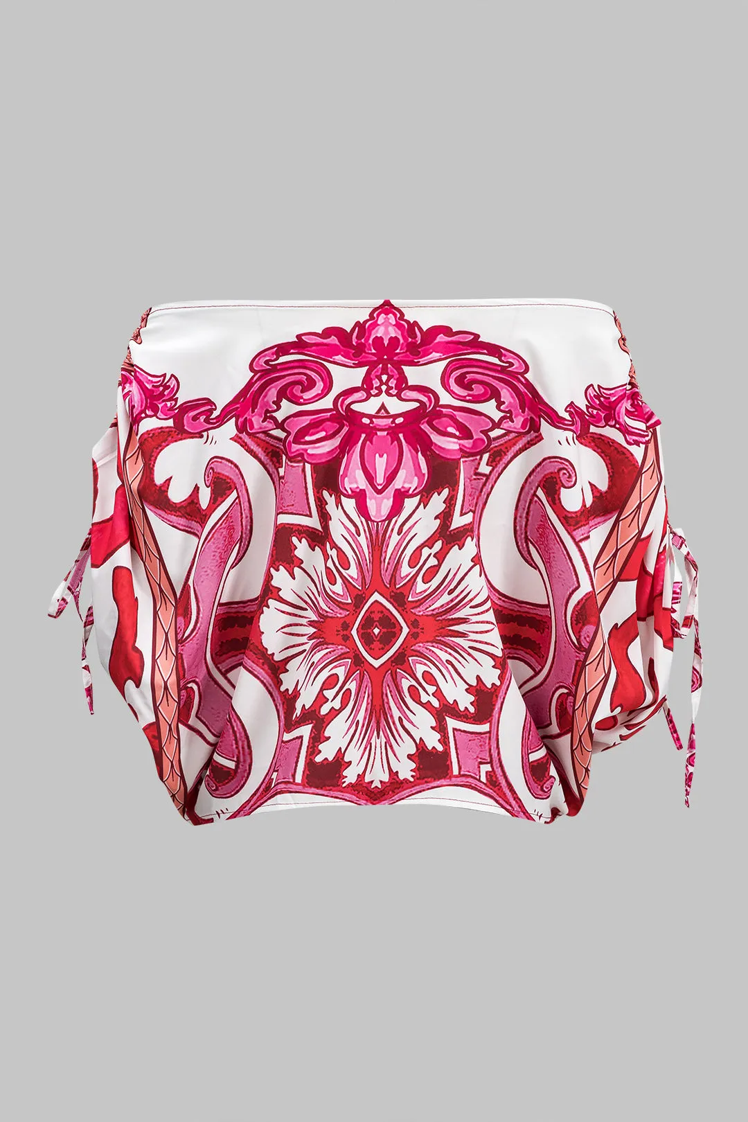Blomsterprint trækker af skuldertop og bukser sæt sold by Micas product image thumbnail 2