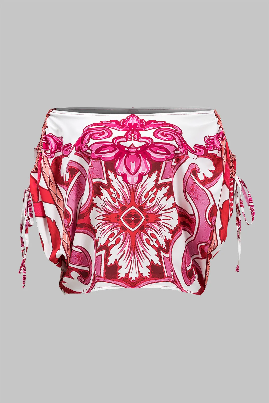 Blomsterprint trækker af skuldertop og bukser sæt sold by Micas product image thumbnail 3