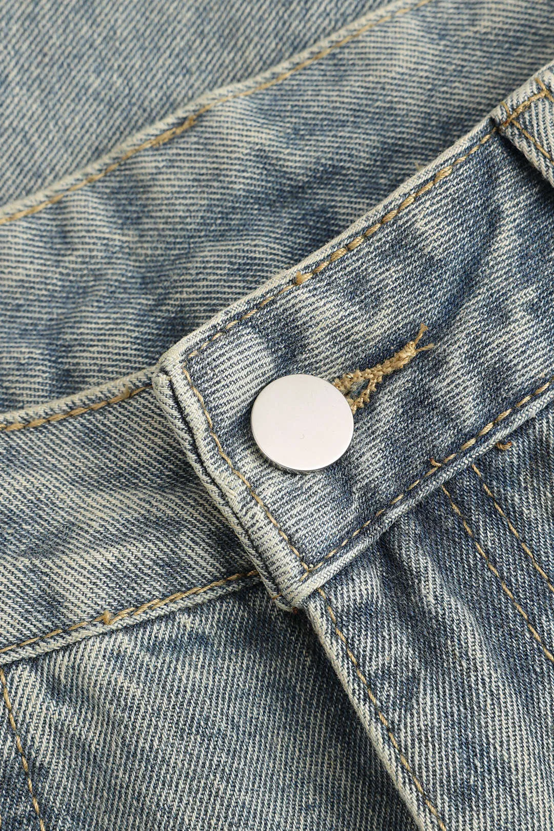 Denim knaplomme jeans sold by Micas product image thumbnail 3